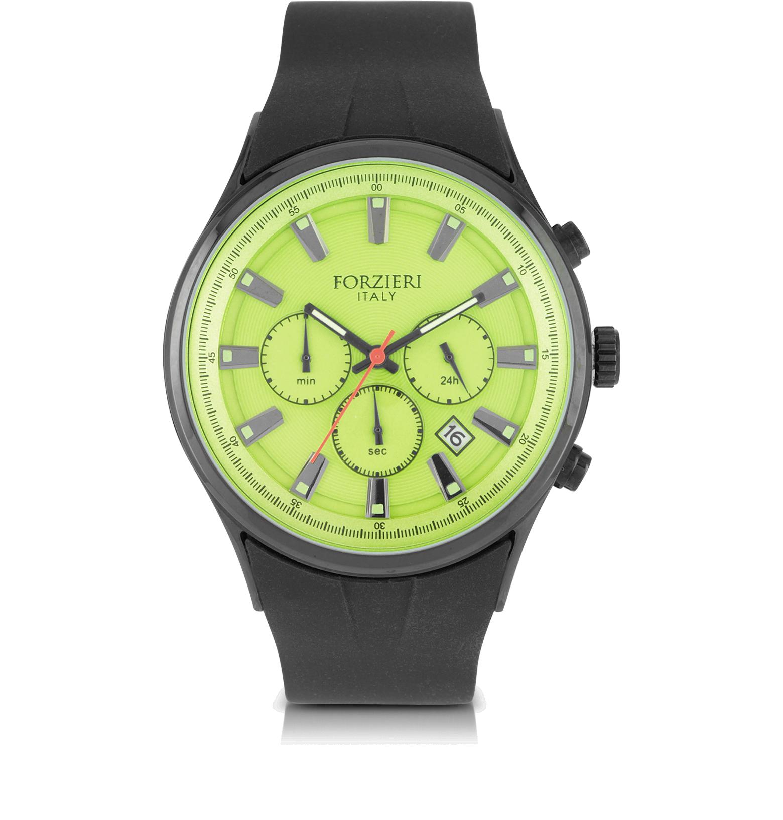 Savona - Black Croc-Embossed Automatic Watch